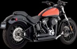 ESCAPE VANCE HINES SOFTAIL 2012 A 2016 SHORTSHOTS STAGGERED BLACK